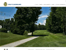 Tablet Screenshot of golfclubmilano.it